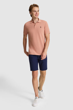 Erkek Pudra Regular Fit Polo Yaka Basic Ti__rt - U.s. polo assn фото 4