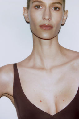POLYAMIDE BLEND BODYSUIT - Zara фото 13