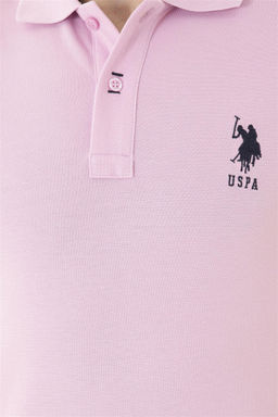 Мужская розовая базовая футболка - U.s. polo assn фото 7