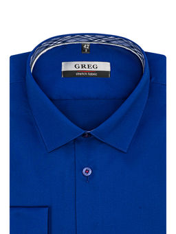 Сорочка мужская длинный рукав GREG 230/237/1365/ZN/1p STRETCH фото 3