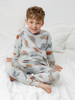 К 1587/речной перламутр,динозавры пижама дет