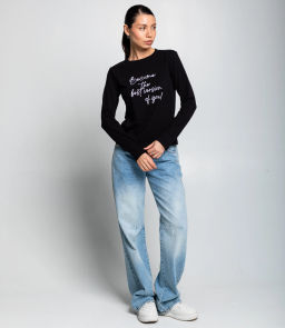 Лонгслив #КТ8921 (2), чёрный - Dommod фото 4