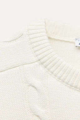 CABLE-KNIT SWEATER - Zara фото 6