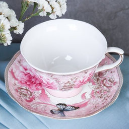 Чайный набор 12 предметов 250 мл на ножке / RS/12-FY22002 Grey /уп 8/ - Галеонтрейд фото 5