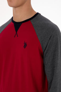 Erkek Bordo Pijama Tak_m_ Sepette S_rpriz _ndirim - U.s. polo assn фото 7