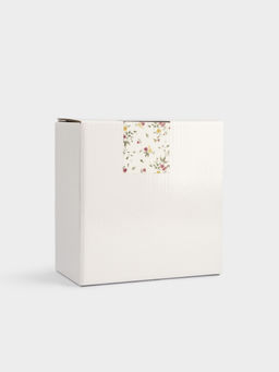 Салатник, 16х6 см, 690 мл, керамика, молочный, Цветок, Gentle flower - Anna lafarg фото 9