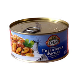 Фасоль гигантская печёная Delphi, Греция, ж.банка, 280г