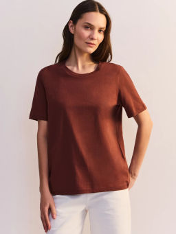 базовая футболка из хлопка REGULAR0626-21 / Zarina  фото 3