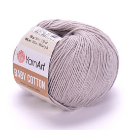 Беби коттон (Baby cotton) пряжа YarnArt 50%хлопок 50%акрил10x50г/165м