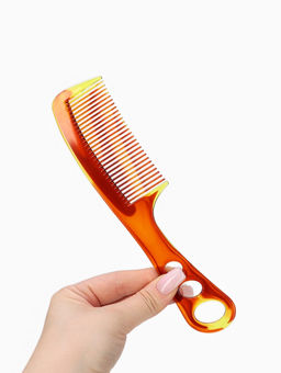 Цена за 3 шт. Расчёска, 22×5 см, цвет янтарный