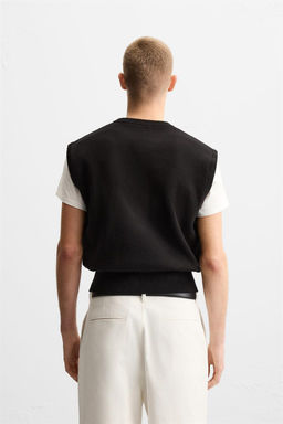 CROPPED FIT KNITTED WAISTCOAT - Zara фото 3