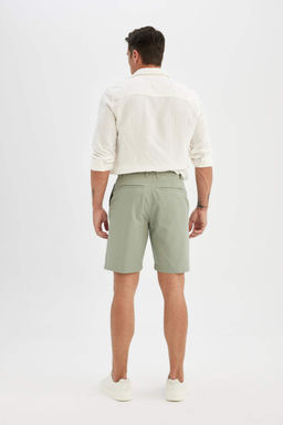 Шорты-бермуды из габардина стандартного кроя - Defacto фото 6