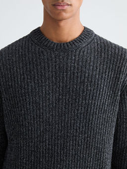 Bisiklet Yaka Erkek Triko Kazak