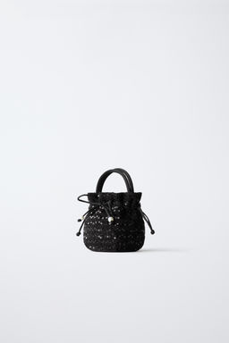 SEQUIN CROSSBODY BAG WITH BOW - Zara фото 2