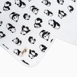 Полотенце детское Панды 50*90 см, 100% хл, муслин 105 гр/м2, махра 300гр/м2 - Крошка я фото 10