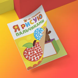 Раскраски набор Мы рисуем пальчиками, 4 шт. по 16 стр. - Буква-ленд фото 4