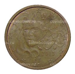 Монета 2 евроцента 2013 года Франция