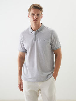 Polo Yaka Merserize G?r?n?ml? Erkek Ti??rt