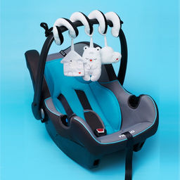 Мягкая подвеска-спираль «Мишка. Первые цвета»