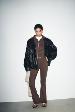 FLARE FLEECE TROUSERS