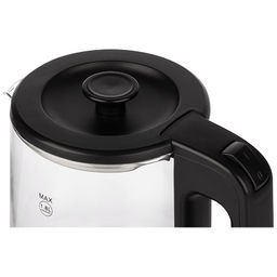 Чайник Homestar HS-1008 (1,8л), стекло, черный 107010