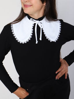 Воротничок "Линейка" белый