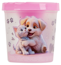 Цена за 2 шт. Стакан-непроливайка "Обнимашки" одинарный, с рисунком (СНФ-О, 259633, "Schoolformat")