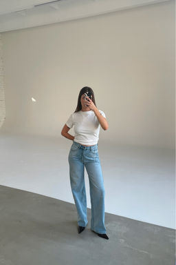 Джинсы прямые Классический голубой - Erist store фото 2