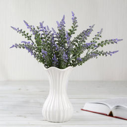 Цветок искусственный Лаванда 37,5 см А / HS1398F /уп 2/1200/А - Галеонтрейд фото 5
