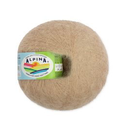Пряжа ALPINA MEGHAN 73% кид мохер, 27% нейлон 4 шт. х 50 г 390 м  10 м