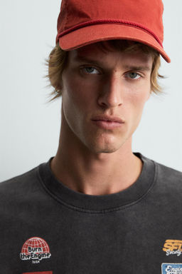 GRAPHIC LOGO T-SHIRT - Zara фото 5
