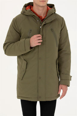 U. S. Polo Assn / Мужское пальто цвета хаки - U.s. polo assn фото 7