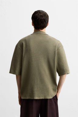 TEXTURED KNIT SHIRT - Zara фото 3