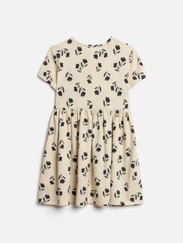 ACOOLA / Платье детское для девочек Marka бежевый принт фото 2