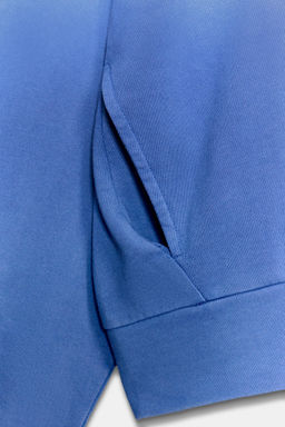 CHAQUETA ALGOD?N CREMALLERA / Azul?n - Zara фото 6