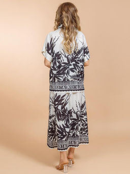 Костюм юбка и блузка (вискоза,лен) №25-209-1 (Лето-2025) - Ганг фото 5