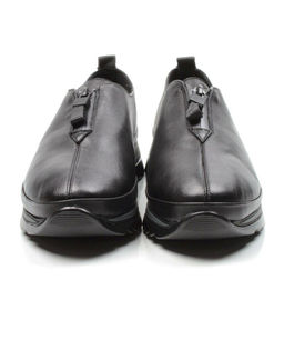 03-5019 BLACK Полуботинки женские (натуральная кожа)
