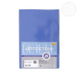 Простыня на резинке Синий 90*200/1 шт. - 90*200 DE LUXE Радуга-Актив с простынью на резинке - Артпостель фото 4