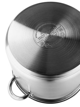 Набор кастрюль 6 пр. нержавеющая ст. (кастрюли 3шт-14,2л, 16,2л, 19,2л) НМ 6699