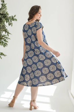 РАСПРОДАЖА Платье Хлопок 100% Розовое лето - Оптима фото 3