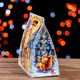 Цена за 5 шт. Подарочная коробка Зимний Лес 24,5 х 11,5 х 23 см - Simaland фото 3