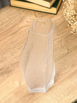 Ваза «Дженис», 25×12×8 см, стекло, прозрачная