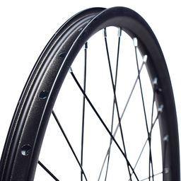 Колесо велосипедное 20" заднее в сборе, алюминий, под трещ, диск 6-болт, без гаек