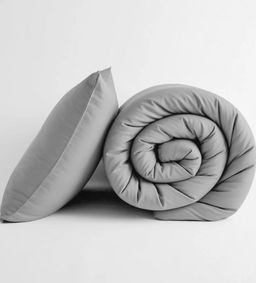 Постельное белье Love colors поплин 1,5сп, темно-серый - Ecotex фото 3