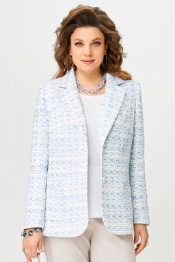 Жакет FITA 20661 бело-голубой