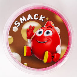 Слайм «Стекло», Smack с шариками, розовый, 90 г
