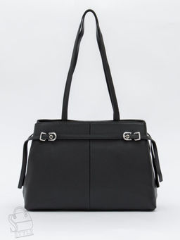 Сумка женская кожаная 8021-2S black Velina Fabbiano-Safenta