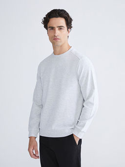 Bisiklet Yaka Erkek Sweatshirt
