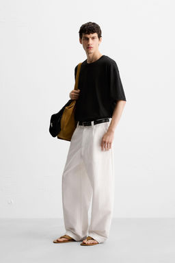 CONTRAST EMBROIDERY T-SHIRT - Zara фото 4