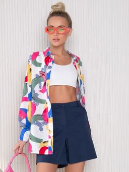 Шорты П-2092/3 Цвет:синий